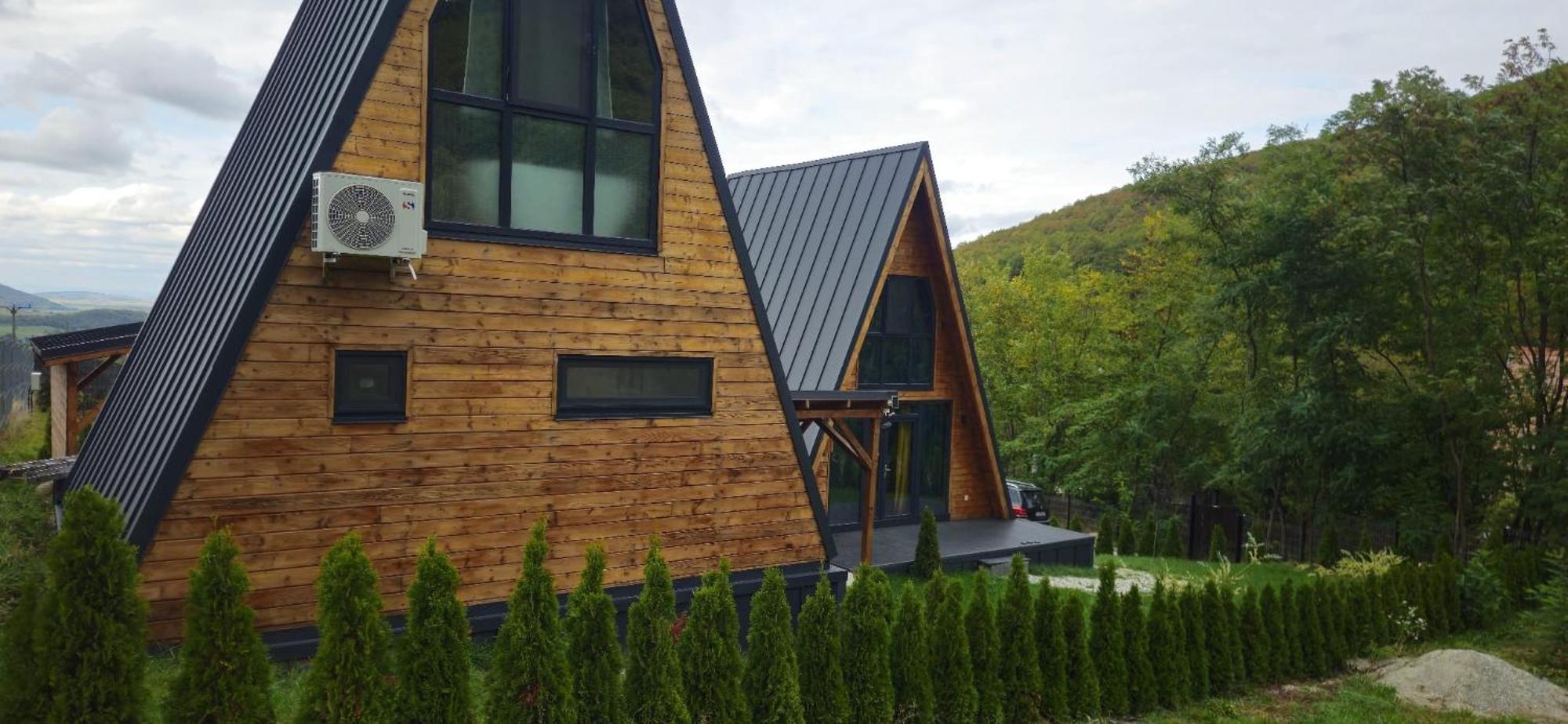 E&T-Cabin A Frame Sibiu Exteriér fotografie
